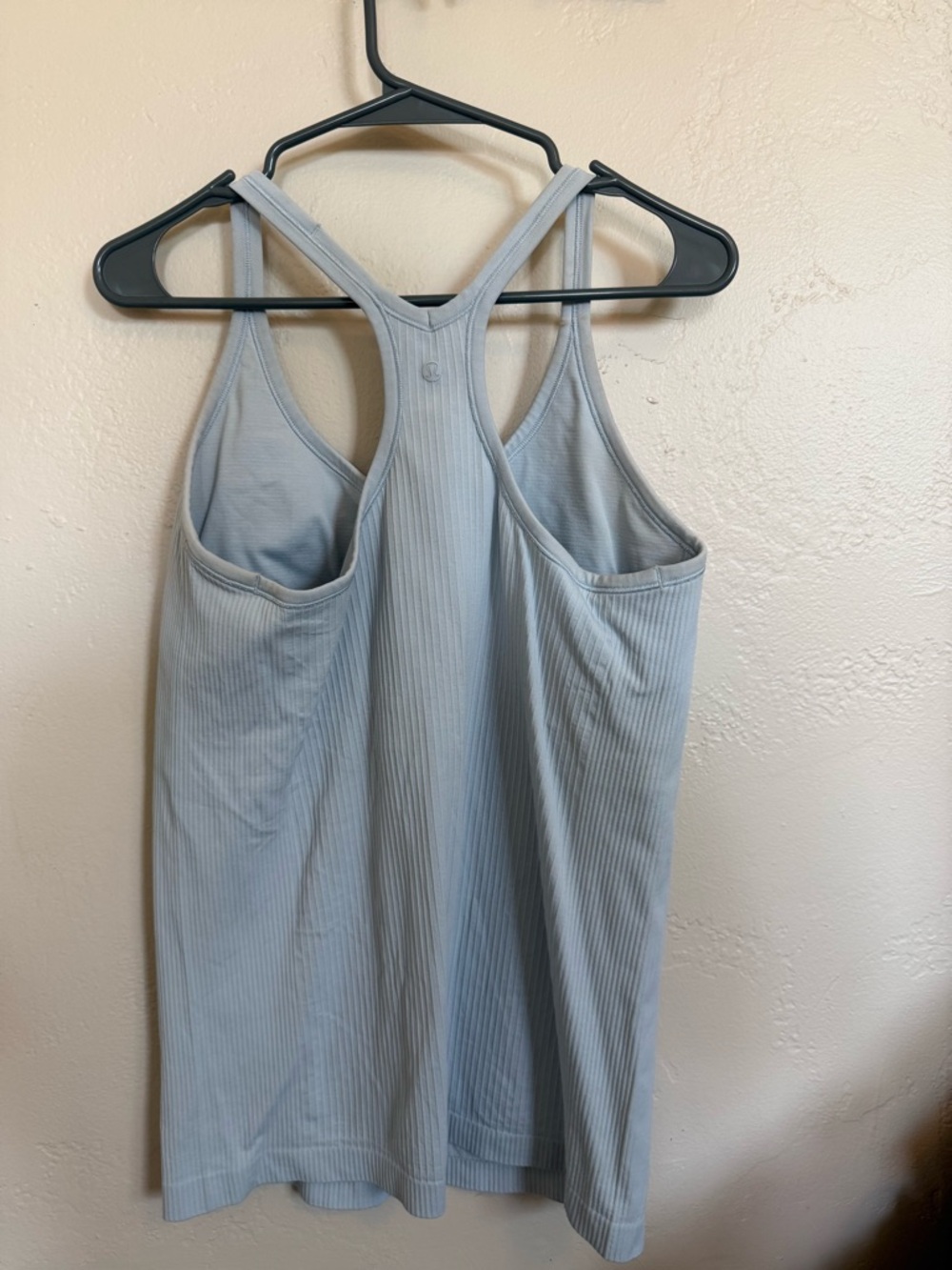Lululemon Baby Blue Ribbed Racerback Tank - Picture 3 of 3